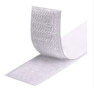 Self -adhézna suchý zips s veľmi silnou 20 mm lepidlou biela sada 5 MB Self -adhézna suchý zips s veľmi silnou 20 mm lepidlou biela sada 5 MB
