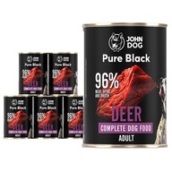 JOHN DOG prírodné mokré krmivo pre psov z jeleňa JOHN DOG prírodné mokré krmivo pre psov z jeleňa