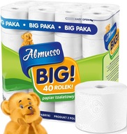 ALMUSSO BIG BEZ ZÁPACHU TOALETNÝ PAPIER 3 VRSTVA 40 VALCOV ALMUSSO BIG BEZ ZÁPACHU TOALETNÝ PAPIER 3 VRSTVA 40 VALCOV