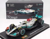 Auto F1 Mercedes W13 Hamilton HELMET BBurago 1:43 Auto F1 Mercedes W13 Hamilton HELMET BBurago 1:43