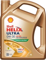 SHELL HELIX ULTRA OIL 0W30 A5/B5 4L
