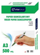 Kancelársky papier A3, 500 listov LINEKOVANÝ Kancelársky papier A3, 500 listov LINEKOVANÝ
