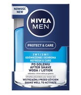 NIVEA MEN PROTECT CARE 2v1 Osviežujúca voda po holení pre mužov 100ml NIVEA MEN PROTECT CARE 2v1 Osviežujúca voda po holení pre mužov 100ml