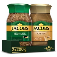 Jacobs Kronung instantná káva, Crema 2x200g Jacobs Kronung instantná káva, Crema 2x200g