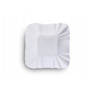 Papierové tácky na omáčky, snacky 10x10x3cm 500 ks Papierové tácky na omáčky, snacky 10x10x3cm 500 ks