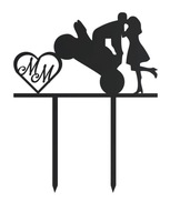 Topper Initials Wedding Wedding TŚC-42 Topper Initials Wedding Wedding TŚC-42