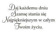 Nápis na stenu, nálepka - Daruj každý deň... 54 Nápis na stenu, nálepka - Daruj každý deň... 54