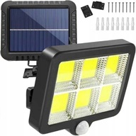 VÝKONNÁ SOLÁRNA LAMPA 120 LED COB DUSK SENZOR POHYBU VÝKONNÁ SOLÁRNA LAMPA 120 LED COB DUSK SENZOR POHYBU