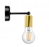 ČIERNOZLATÁ NÁSTENNÁ LAMPA OBJEM 203-10/BKZ ČIERNOZLATÁ NÁSTENNÁ LAMPA OBJEM 203-10/BKZ