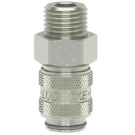 LUDECKE rýchlospojka DN 5 GZ 1/8'' s del typ 21 MS ni LUDECKE rýchlospojka DN 5 GZ 1/8'' s del typ 21 MS ni