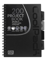 Kołobrulionový kruhový notebook B5 200 strán BLACK CoolPack (94146CP)
