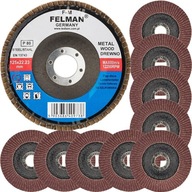 10 kusov KLAPACÍ DISK SATÉNOVÝ 125 mm gr 80