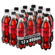 Coca Cola Zero Sýtený nápoj 850ml x12 Set Coca Cola Zero Sýtený nápoj 850ml x12 Set