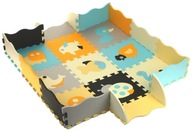 Penové puzzle podložka pod ohrádku Plot tvary farieb Penové puzzle podložka pod ohrádku Plot tvary farieb