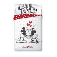 MINNIE MOUSE A MICKEY BAVLNENÉ POSTEĽNE 155 X 200 MINNIE MOUSE A MICKEY BAVLNENÉ POSTEĽNE 155 X 200