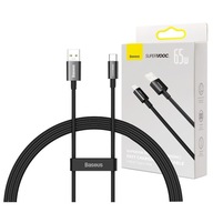 Kábel Baseus USB na USB-C SUPERVOOC 480 Mbps 65 W 2 m Kábel Baseus USB na USB-C SUPERVOOC 480 Mbps 65 W 2 m