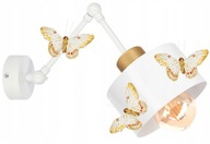 Nástenné svietidlo BUTTERFLY LOFT GOLD s retro kĺbmi Nástenné svietidlo BUTTERFLY LOFT GOLD s retro kĺbmi
