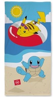 Bazénová osuška 70x140 pre bazén Pokémon Pikachu Squirtle Bazénová osuška 70x140 pre bazén Pokémon Pikachu Squirtle