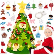 Kreatívne hračky z plsti na vianočný stromček pre deti