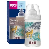 Fľaša LOVI Trends 250 ml Jungle Vibes s cumlíkom 3m+ Fľaša LOVI Trends 250 ml Jungle Vibes s cumlíkom 3m+