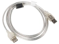PREDLŽOVACÍ KÁBEL USB A M/F 2.0 1,8M TRANSPARENTNÝ FERIT PREDLŽOVACÍ KÁBEL USB A M/F 2.0 1,8M TRANSPARENTNÝ FERIT