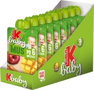 Kubuś Baby MUS jablko mrkva mango pre deti 9x 100g Kubuś Baby MUS jablko mrkva mango pre deti 9x 100g