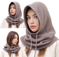 DÁMSKA KUKLA, PLETENÁ KAPUCŇA, ELEGANTNÁ KU KABÁTU DÁMSKA KUKLA, PLETENÁ KAPUCŇA, ELEGANTNÁ KU KABÁTU
