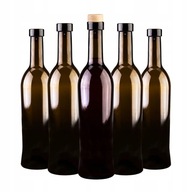 5x fľaša Toscana na víno, vodka, džús 500 ml + zátky 5x fľaša Toscana na víno, vodka, džús 500 ml + zátky