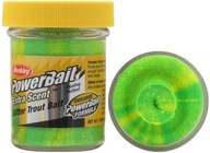 BERKLEY pstruhová pasta PowerBait Extra Scent Green Yellow 50g BERKLEY pstruhová pasta PowerBait Extra Scent Green Yellow 50g