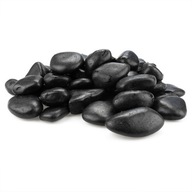 Akvarijný kameň Pebble Black Gloss 10kg