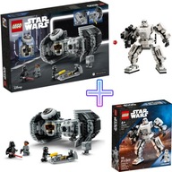 LEGO Star Wars 75347 VIAZAČOVÝ BOMBER LEGO STAR WARS 75370 BÚRNY MECH