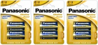 Alkalická batéria Panasonic 1,5V C/ LR14 6 ks Alkalická batéria Panasonic 1,5V C/ LR14 6 ks