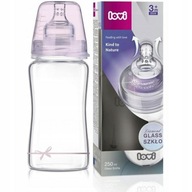 Lovi sklenená fľaša 250ml 3m+ Baby Shower Girl Lovi sklenená fľaša 250ml 3m+ Baby Shower Girl