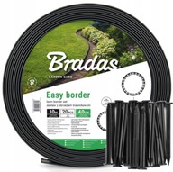 EASY BORDER Set okrajov trávnika čierna 4cmx50m + OBEB4010SET Kotvy