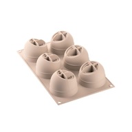 Silikónová forma na 3D monoporcie - Coccola, 6 ks Silikónová forma na 3D monoporcie - Coccola, 6 ks