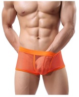 SEXY ORANŽOVÉ PÁNSKE SIEŤOVANÉ BOXERKY XXL SEXY ORANŽOVÉ PÁNSKE SIEŤOVANÉ BOXERKY XXL