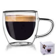THERMAL sklo, káva na espresso s dvojitou stenou