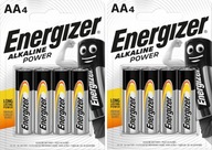 Batéria ENERGIZER Alkalin Power LR6 AA R6 1,5V x8