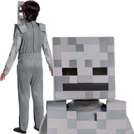 KARNEVALOVÝ KOSTÝM MINECRAFT PRE CHLAPECKA KOSTRA BIELA KOSTRA 134-146 KARNEVALOVÝ KOSTÝM MINECRAFT PRE CHLAPECKA KOSTRA BIELA KOSTRA 134-146