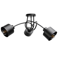 LOFT LED stropná lampa 3 X E27 ČIERNY hrnček LOFT LED stropná lampa 3 X E27 ČIERNY hrnček