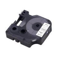 Vinylová páska pre Dymo typ 18444 12mm čierna Vinylová páska pre Dymo typ 18444 12mm čierna