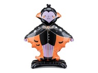 Fóliový balón Dracula stojaci, Halloween, 64x81 cm Fóliový balón Dracula stojaci, Halloween, 64x81 cm