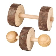 Barbelet Set - Hračky pre labky pre stredné a veľké papagáje - 2 kusy Barbelet Set - Hračky pre labky pre stredné a veľké papagáje - 2 kusy