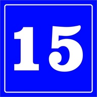 Nie 92 Číslica 15 - VÝSTRAŽNÁ TABUĽKA Nie 92 Číslica 15 - VÝSTRAŽNÁ TABUĽKA