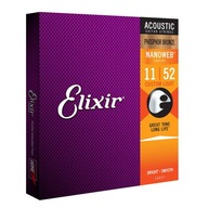 Elixír 16027 Nanoweb Phosphor Bronze 11-52 Elixír 16027 Nanoweb Phosphor Bronze 11-52