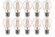 Balenie 10ks LED žiarovka E27 12W A70 číra retro
