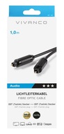 Optický kábel 1m Toslink VIVANCO Quality Store Optický kábel 1m Toslink VIVANCO Quality Store