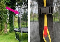 Vnútorná sieť na trampolínu Sport Max 8ft Pink