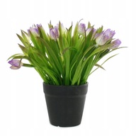 UMELÉ KVETY V ČRENÁRE, TULIPÁN, tráva, 20CM UMELÉ KVETY V ČRENÁRE, TULIPÁN, tráva, 20CM