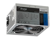 ZDROJ ATX 500W AKYGA 3XSATA 2XMOLEX VENTILÁTOR 12cm